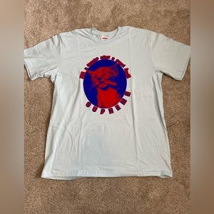 Supreme Smoke Tee ‘Pale Blue” Brand New Fast Shipping